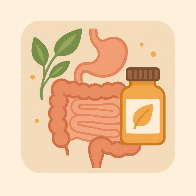 Eine Grafik die Darmgesundheit präsentiert